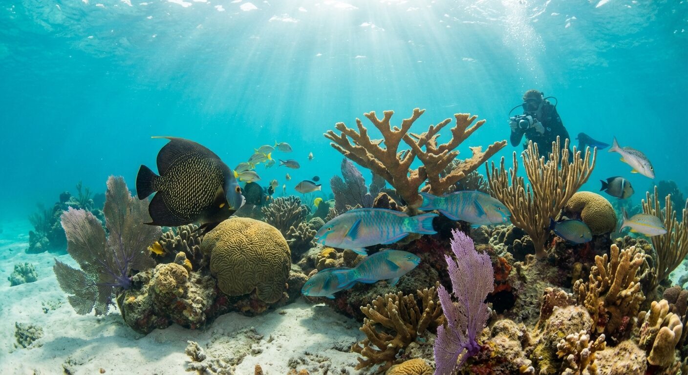 Farbenfrohe Korallenriffe vor Cayo Levisa