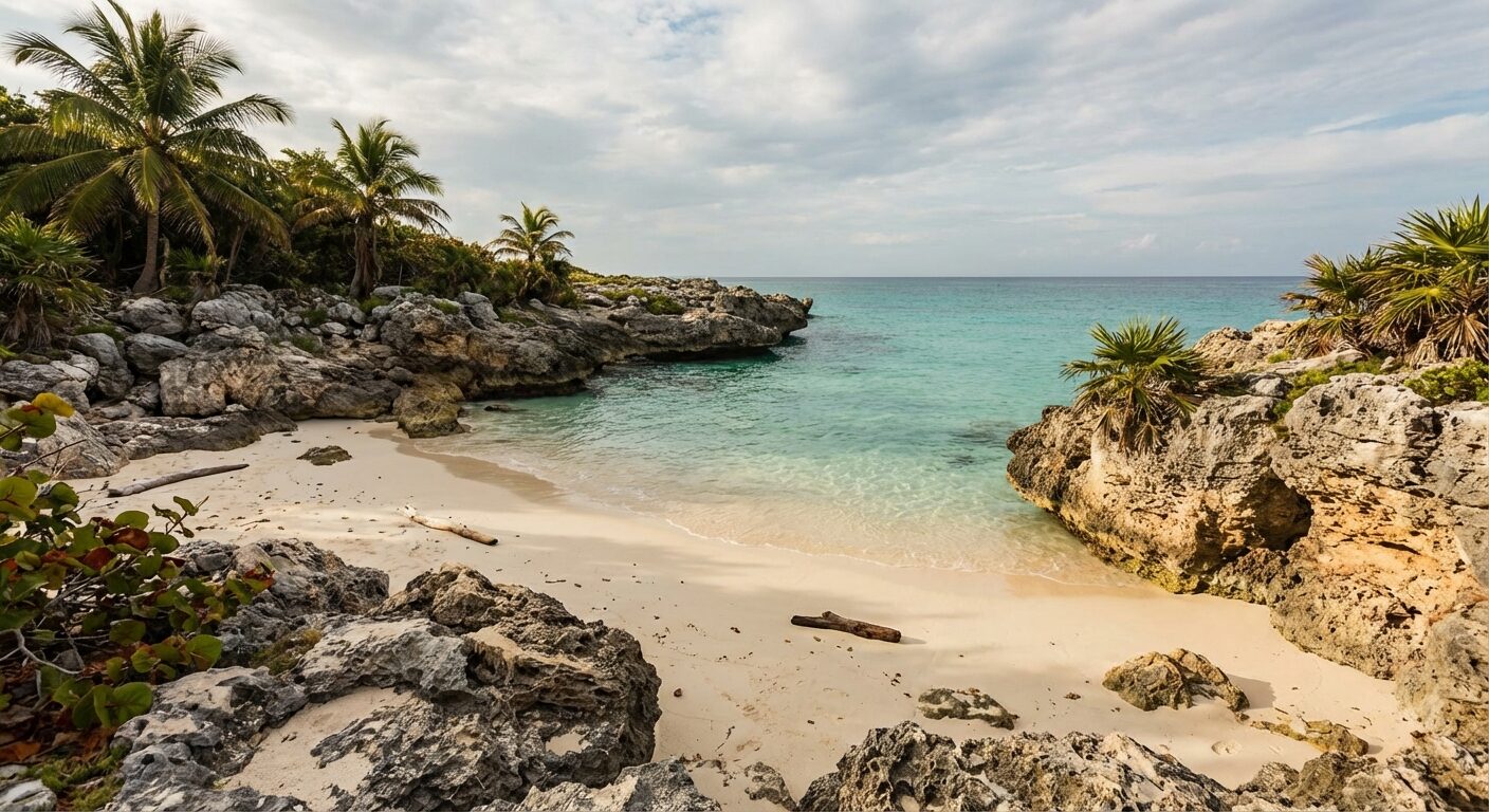 Idyllische Bucht auf Cayo Saetia