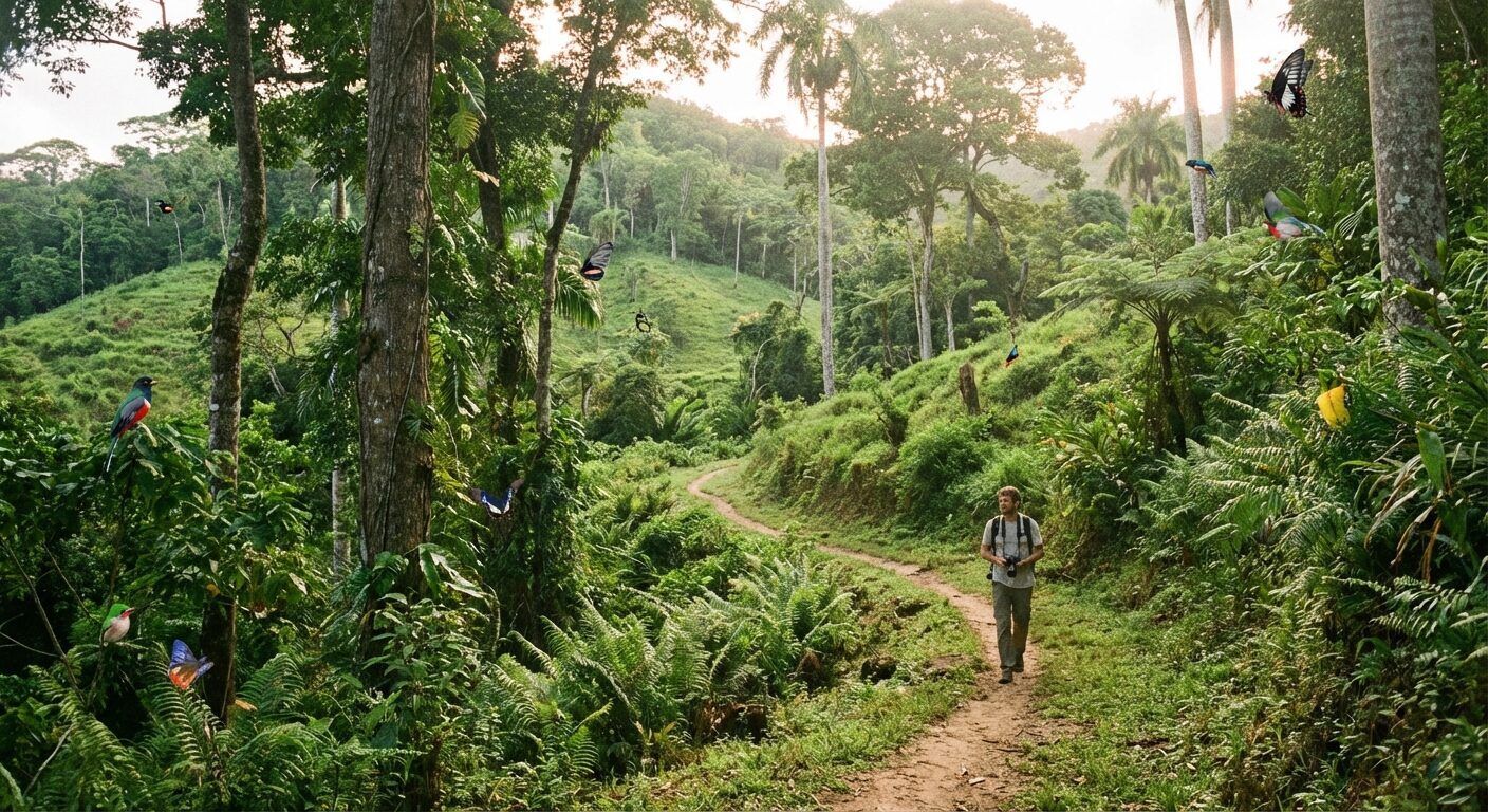 Wanderweg im Naturschutzgebiet Loma de Cunagua