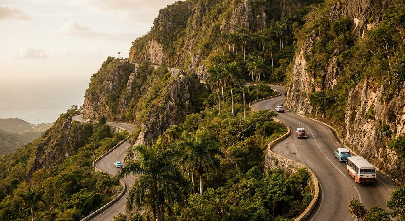 La Farola Passstraße durch den Regenwald